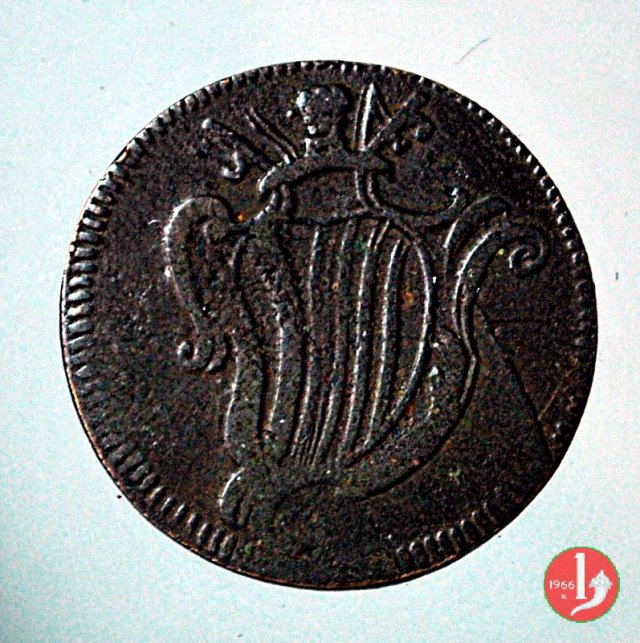 Mezzo baiocco CON ZECCA 1746 (Ravenna)