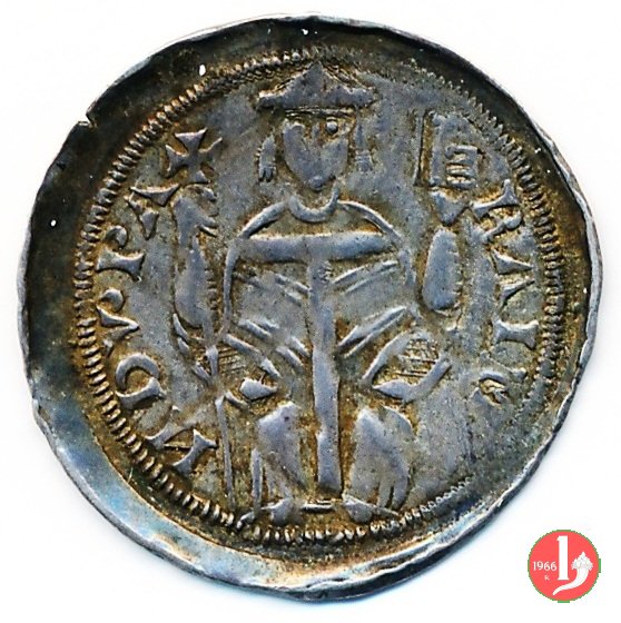 Denaro con chiavi e torri 1287-1299 (Aquileia)