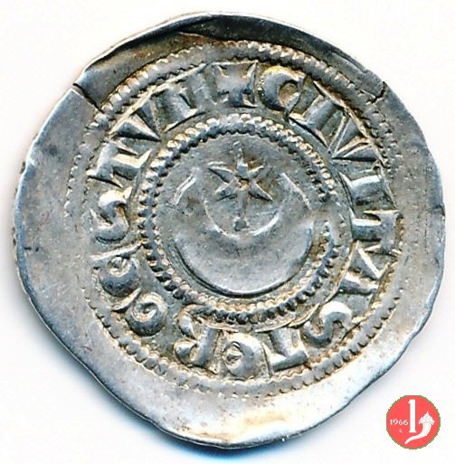 Denaro con crescente 1254-1280 (Trieste)