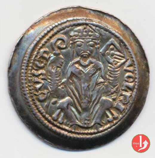 Denaro con il Santo 1233-1254 (Trieste)