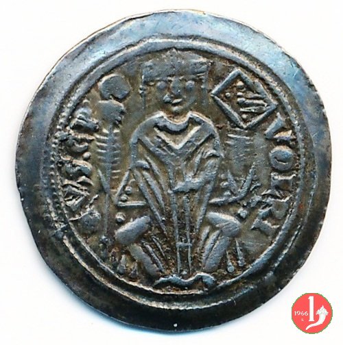 Denaro con mura 1233-1254 (Trieste)