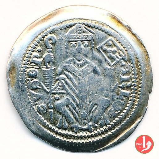 Denaro con rosa 1254-1280 (Trieste)