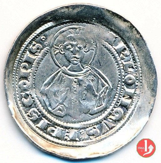 Denaro con tempio 1254-1280 (Trieste)