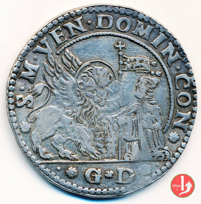 Ducato con Santa Giustina da 124 soldi 1659-1674 (Venezia)