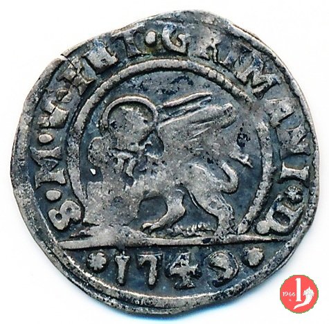 Trairo da 5 soldi 1749 (Venezia)