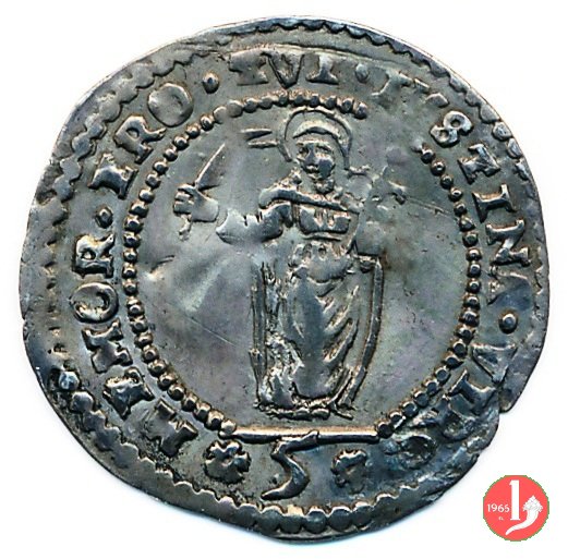 Trentaduesimo di Giustina maggiore da 5 soldi 1595-1605 (Venezia)