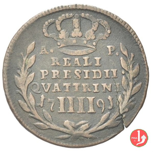 4 quattrini 1791 (Napoli)