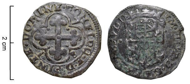 Soldo IV tipo 1578 (Bourg)