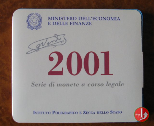 Divisionali zecca 2001 (Roma)