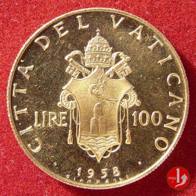 100 Lire V Tipo 1958 (Roma)