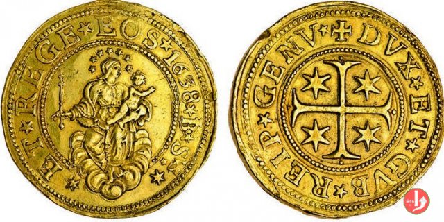 12 doppie e 1/2 1638 (Genova)
