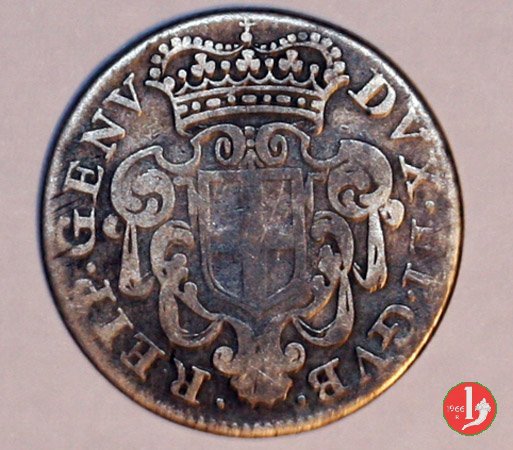 1 lira I serie 1672 (Genova)