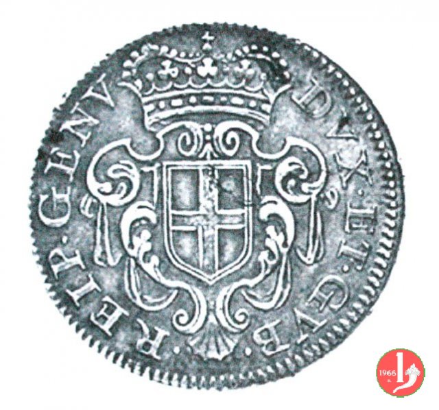 1 lira I serie 1675 (Genova)