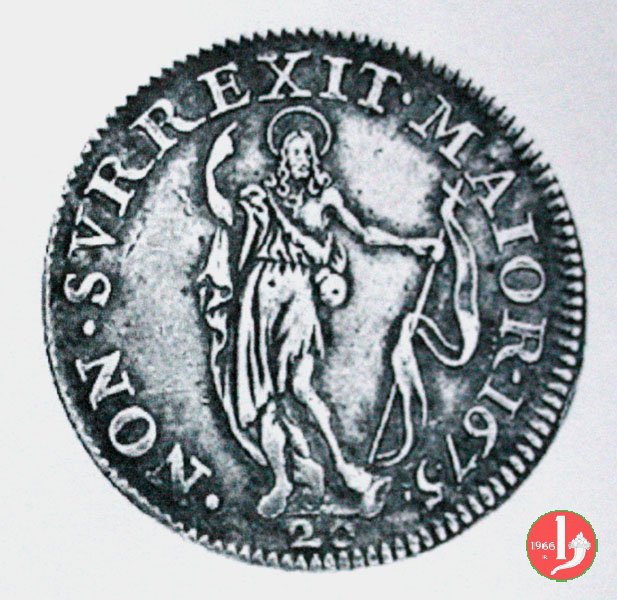 1 lira I serie 1675 (Genova)