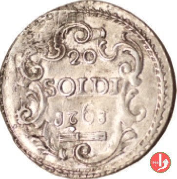 20 soldi o ventinu 1768 (Corte)