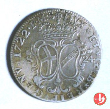 24 soldi 1722 (Genova)