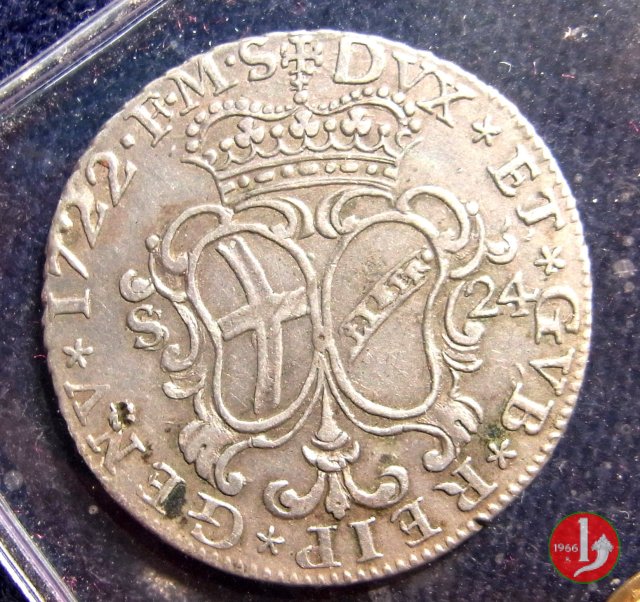 24 soldi 1722 (Genova)