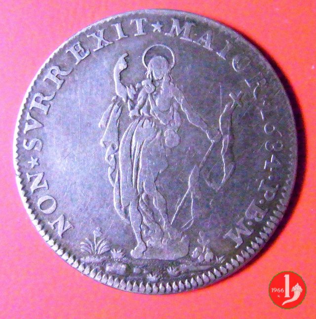 2 lire I serie 1684 (Genova)