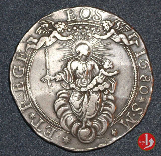 2 scudi (tipo largo) 1680 (Genova)