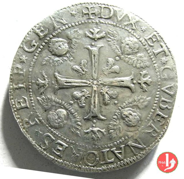 3 scudi (tipo largo) 1676 (Genova)