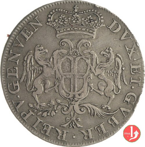 4 lire I serie 1676 (Genova)