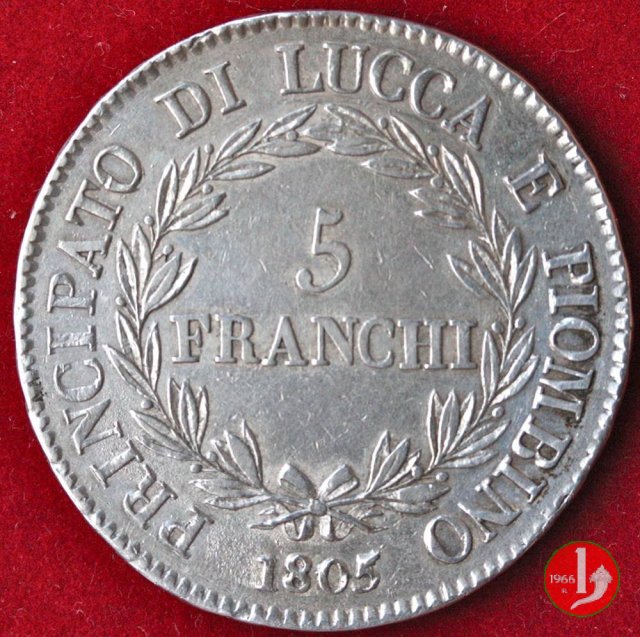 5 franchi 1805 (Firenze)