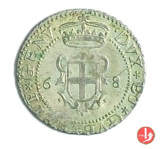 6 soldi e 8 denari 1719 (Genova)