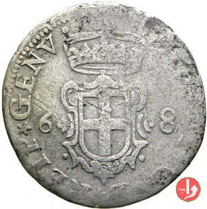 6 soldi e 8 denari 1726 (Genova)