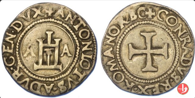 Mezzo Testone 1522-1527 (Genova)