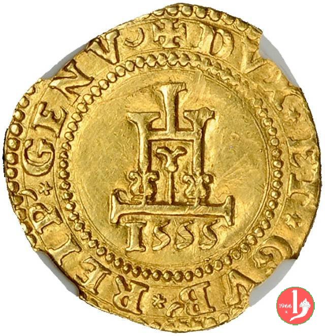 Mezzo scudo d'oro 1555 (Genova)