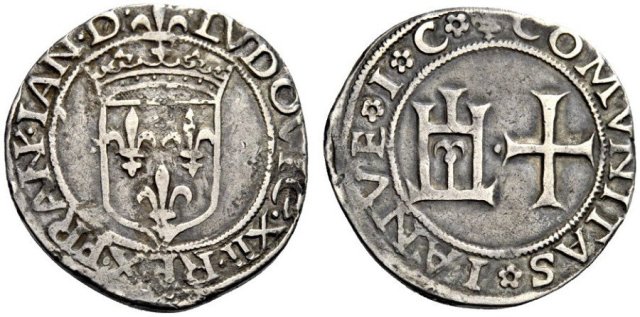 Testone leggero (Lira) 1507 (Genova)