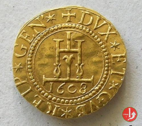 mezza Doppia (o nuovo Scudo d'oro) 1608 (Genova)