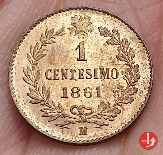 1 centesimo 1861 (Milano)