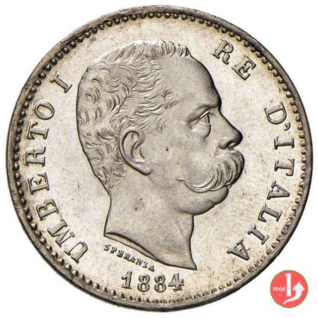 1 lira 1884 (Roma)