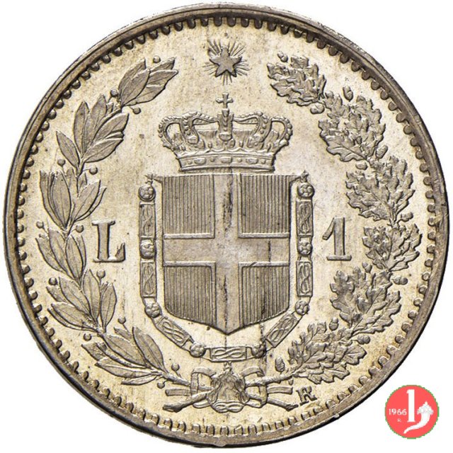 1 lira 1884 (Roma)