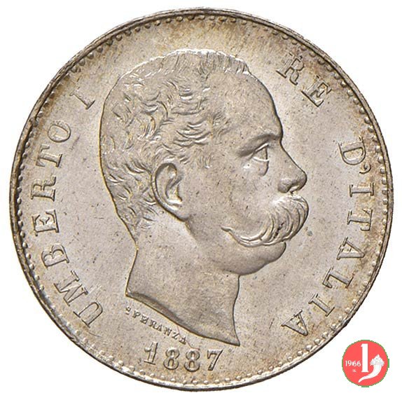 1 lira 1887 (Milano)