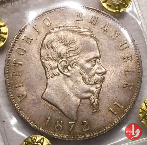 5 lire o scudo 1872 (Milano)