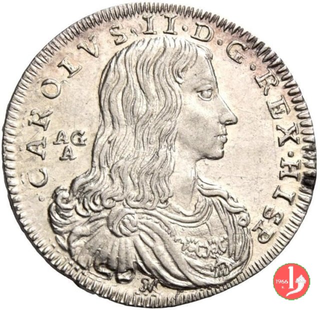 Carlino con stemma 1687 (Napoli)