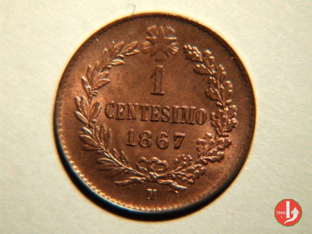 1 centesimo 1867 (Milano)