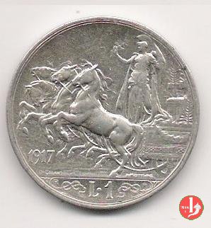 1 lira quadriga briosa 1917 (Roma)