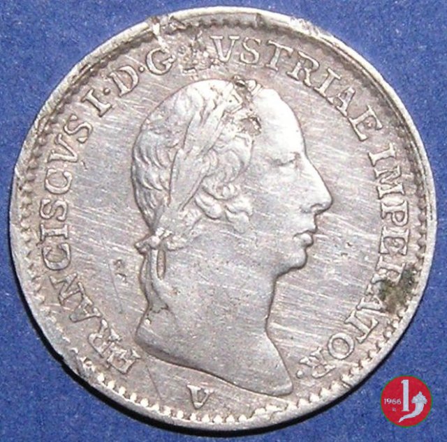 1/4 di lira 1824 (Venezia)