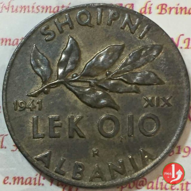 0,10 lek 1941 (Roma)