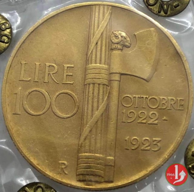 100 lire fascio 1923 (Roma)