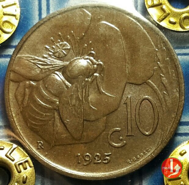 10 centesimi ape 1925 (Roma)