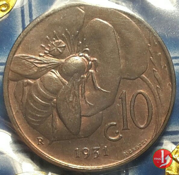 10 centesimi ape 1931 (Roma)