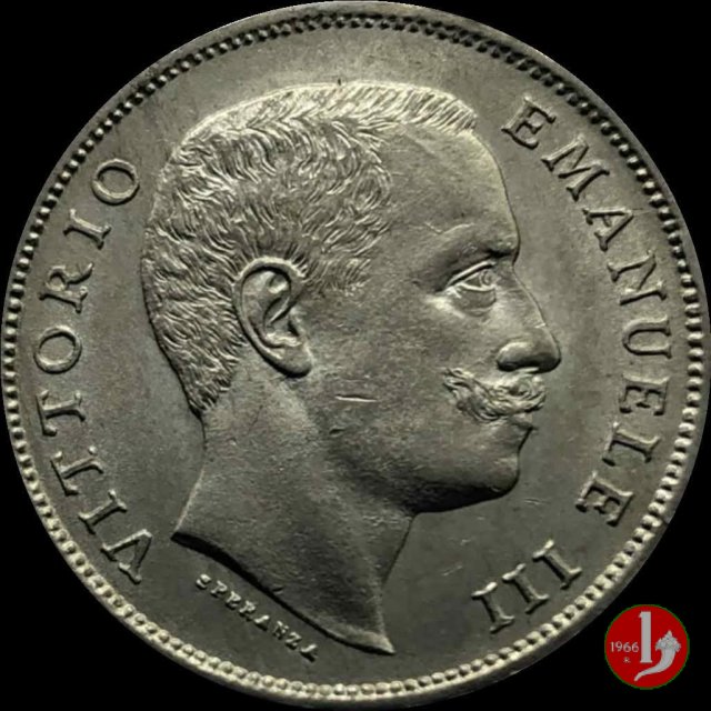 1 lira aquila sabauda 1901 (Roma)