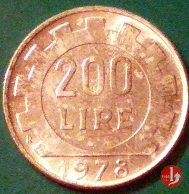 200 lire 1978 (Roma)