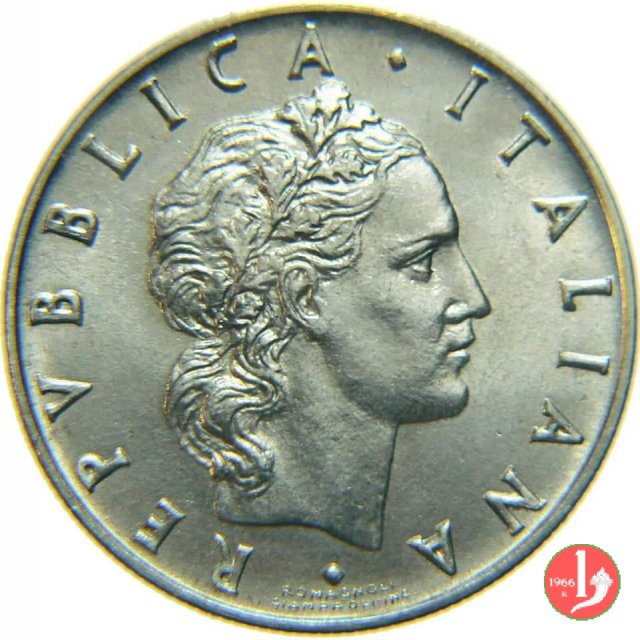 50 lire Vulcano 1955 (Roma)