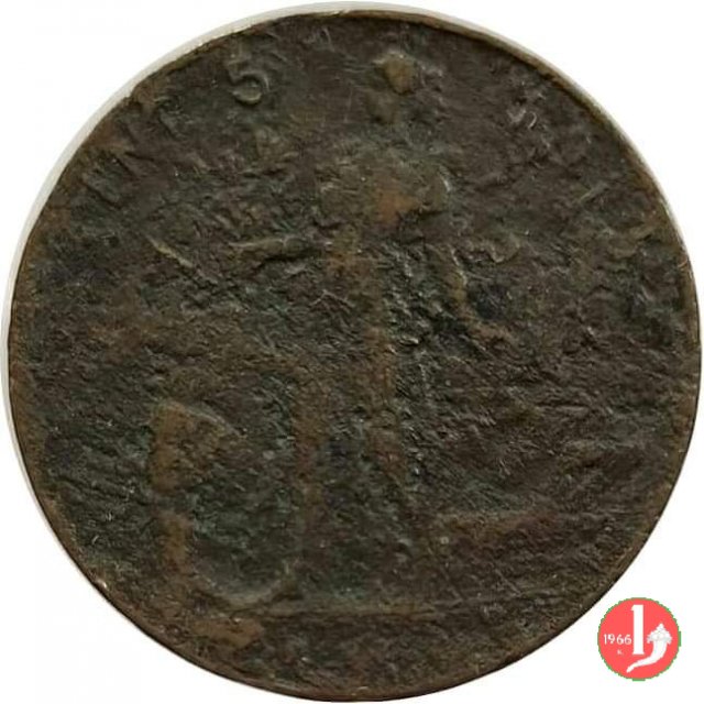 5 centesimi prora 1913 (Roma)
