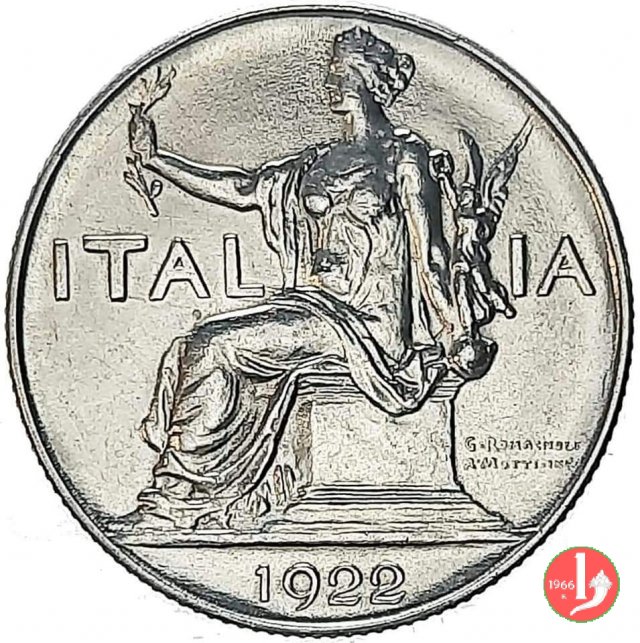 Buono da 1 lira 1922 (Roma)